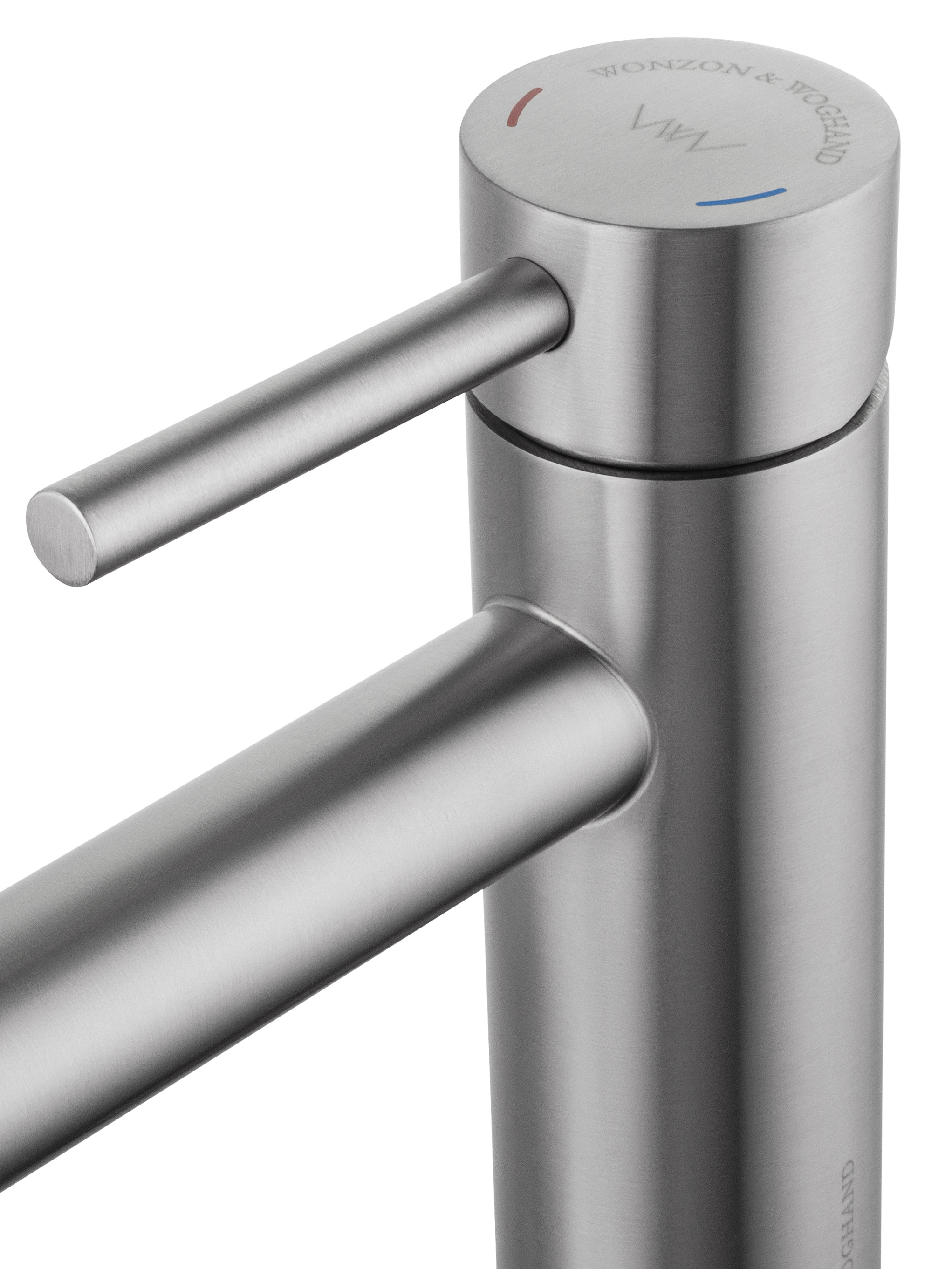 Смеситель для раковины WONZON & WOGHAND,  Брашированный никель (WW-H9089-BS) - Gidratop.ru изображение