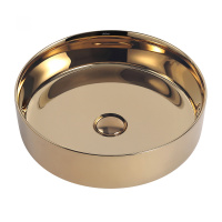 Раковина накладная ABBER Bequem AC2109GG золото - Gidratop.ru изображение