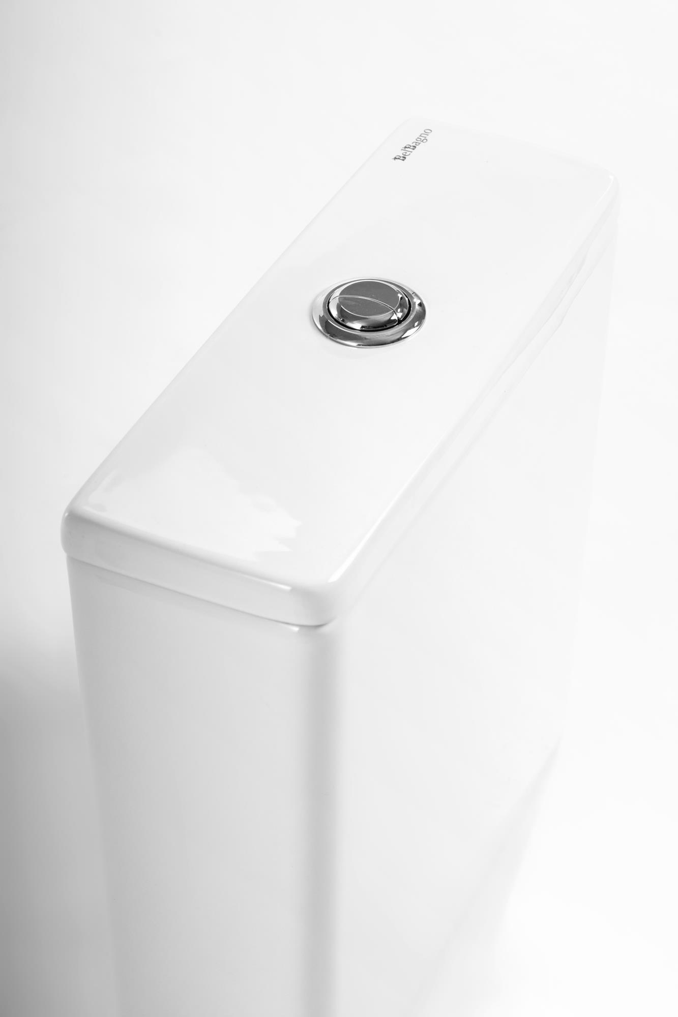 Унитаз-компакт безободковый BelBagno FLAY-TOR BB2149CP-TOR/SC/BB2149T - Gidratop.ru изображение