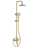 Душевая система WONZON & WOGHAND Line, Брашированное золото (WW-AE3354-BG) - Gidratop.ru изображение