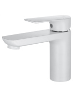 Смеситель для раковины WONZON & WOGHAND Line, Белый матовый (WW-A40732-MW)