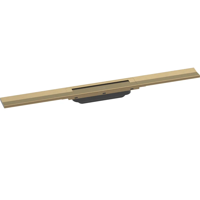 Решетка для дренажного канала Hansgrohe RainDrain Flex, 70 см, шлифованная бронза, 56043140 - Gidratop.ru изображение