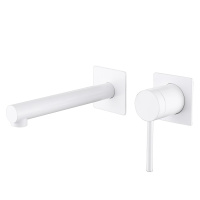 Смеситель ABBER Emotion AF8812W для раковины скрытого монтажа, белый - Gidratop.ru изображение