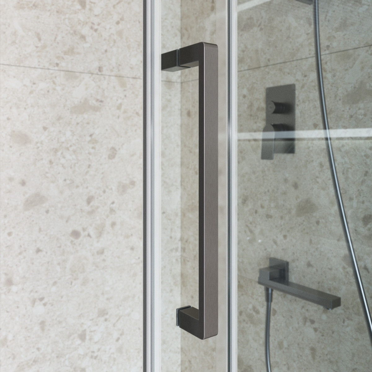 Душевой уголок BelBagno MARINO-2-AH-1-150/100-C-GM - Gidratop.ru изображение