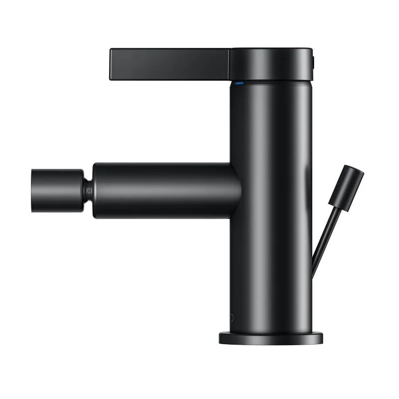 Смеситель Keuco Ixmo Pure 59509371000 для биде, с донным клапаном, цвет черный матовый - Gidratop.ru изображение