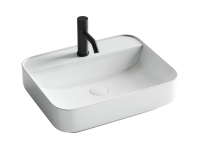 Умывальник чаша накладная прямоугольная Element 500x400x140мм - Gidratop.ru изображение