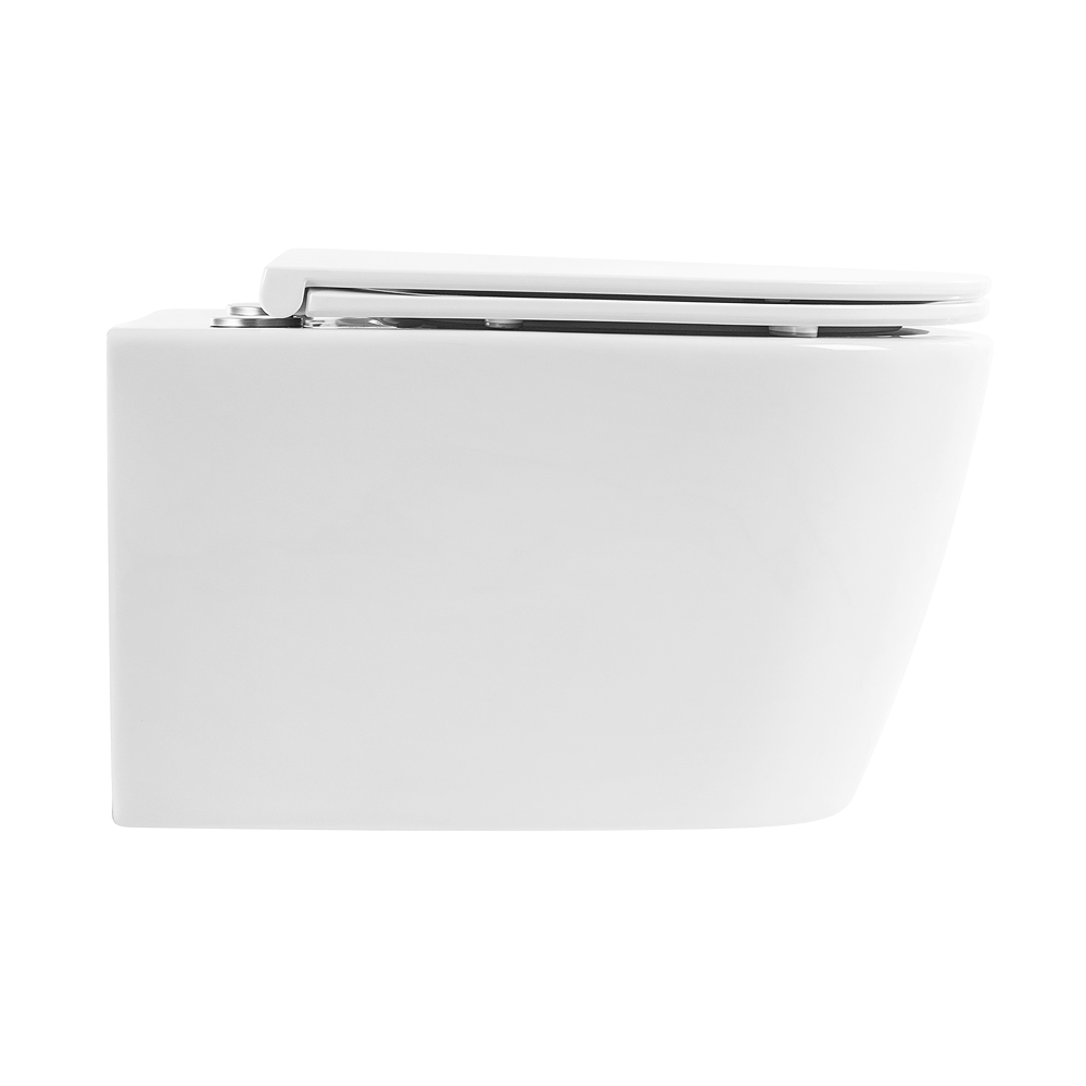 Унитаз подвесной безободковый BelBagno MARINO BB105CHR/BB870SC - Gidratop.ru изображение
