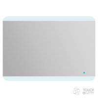 Зеркало со встроенной LED подсветкой и сенсорным выключателем Touch System, реверсивное 45005, 100х70 - Gidratop.ru изображение