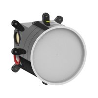 GESSI HI-FI COMFORT встраиваемая часть для термостатического смесителя с 1 запорной кнопкой, цвет хром - Gidratop.ru изображение