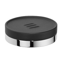 Colombo Nordic Мыльница настольная, , цвет: хром/черный - Gidratop.ru изображение