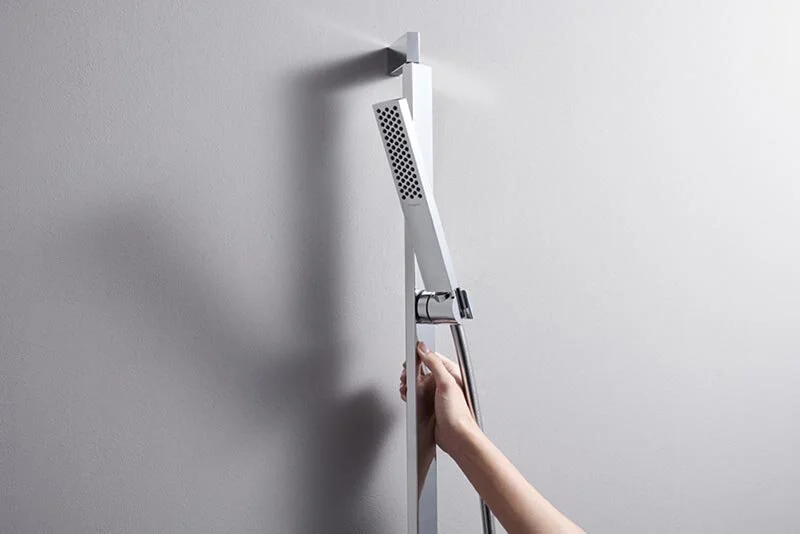 Душевой набор Hansgrohe Pulsify 24380000 E 1j Unica, Green штанга 90 см, хром - Gidratop.ru изображение