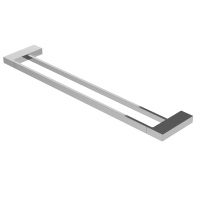 SLIDER-THD-60-01 Полотенцедержатель двойной 60 см, исполнение хром - Gidratop.ru изображение