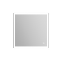Зеркало с встроенным светильником и сенсорным выключателем SPC-GRT-600-600-LED-TCH, 12W, 220-240V, 600x30x600 - Gidratop.ru изображение