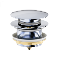 Донный клапан для ванны 1 1/2 WONZON & WOGHAND, Хром (WW-SS105-CR) - Gidratop.ru изображение