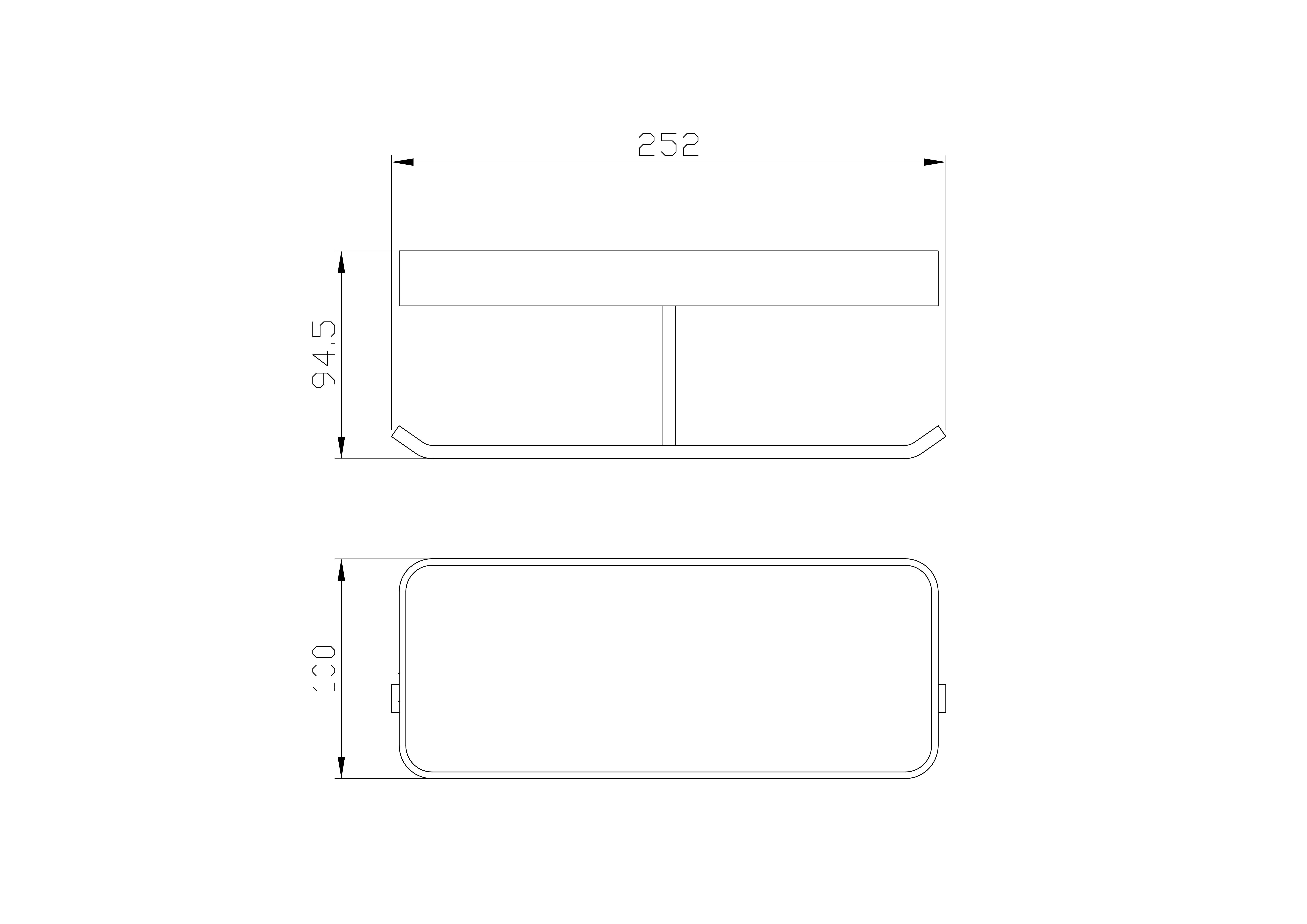 Двойной держатель для туалетной бумаги с полкой WONZON & WOGHAND LOTTE, Брашированное золото (WW-8356-BG) - Gidratop.ru изображение