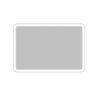 Зеркало с встроенным светильником и кнопочным выключателем SPC-MAR-900-600-LED-BTN, 12W, 220-240V, 900x30x600 - Gidratop.ru изображение