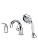 Смеситель на борт ванны WONZON & WOGHAND STEAM, Хром (WW-88659008-CR) - Gidratop.ru изображение