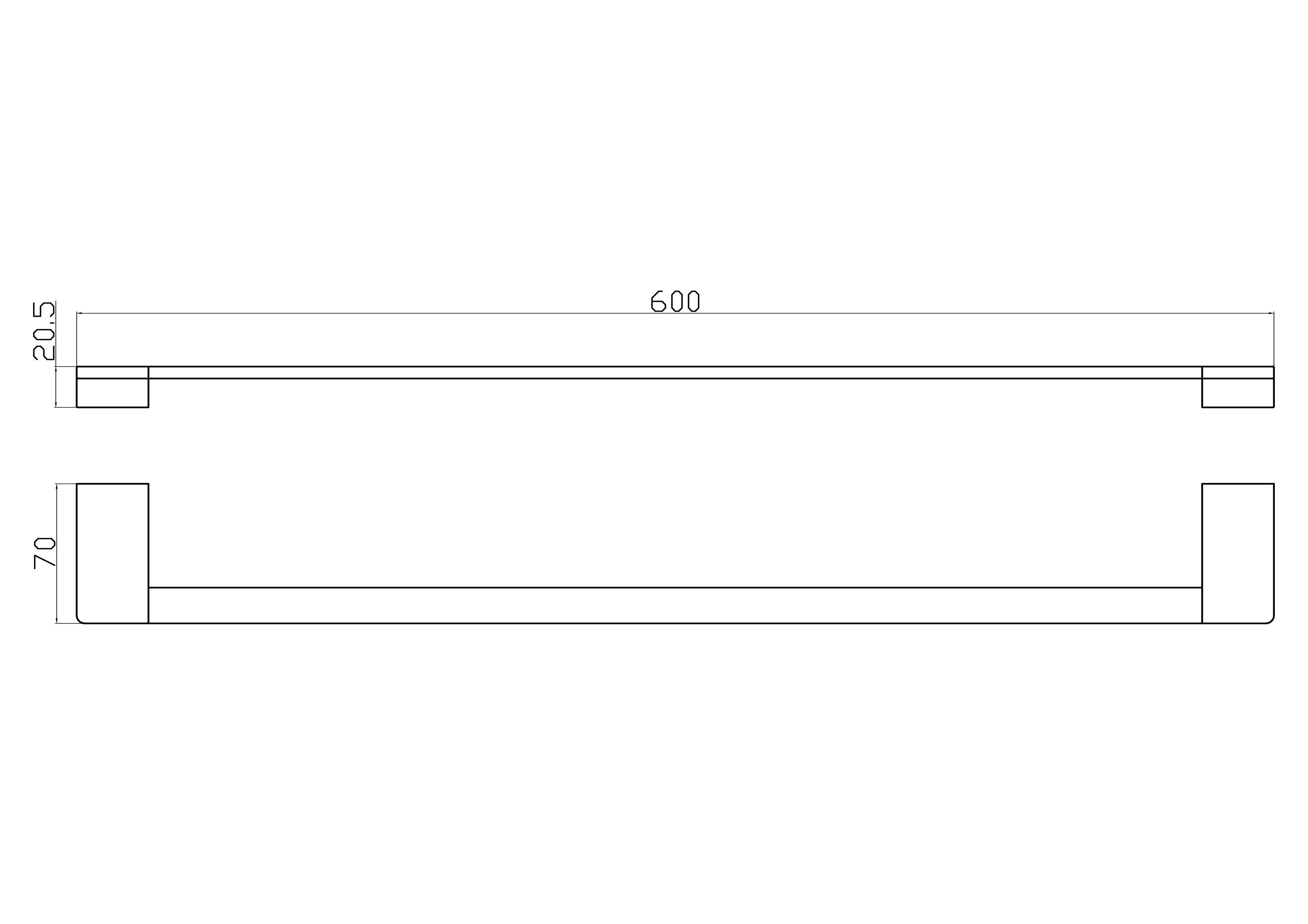 Вешалка для полотенец WONZON & WOGHAND ECLIPSE, Хром (WW-9112) - Gidratop.ru изображение