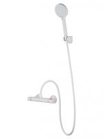 Смеситель для душа с термостатом WONZON & WOGHAND INN 5, Белый матовый (WW-B1005-A-MW) - Gidratop.ru изображение