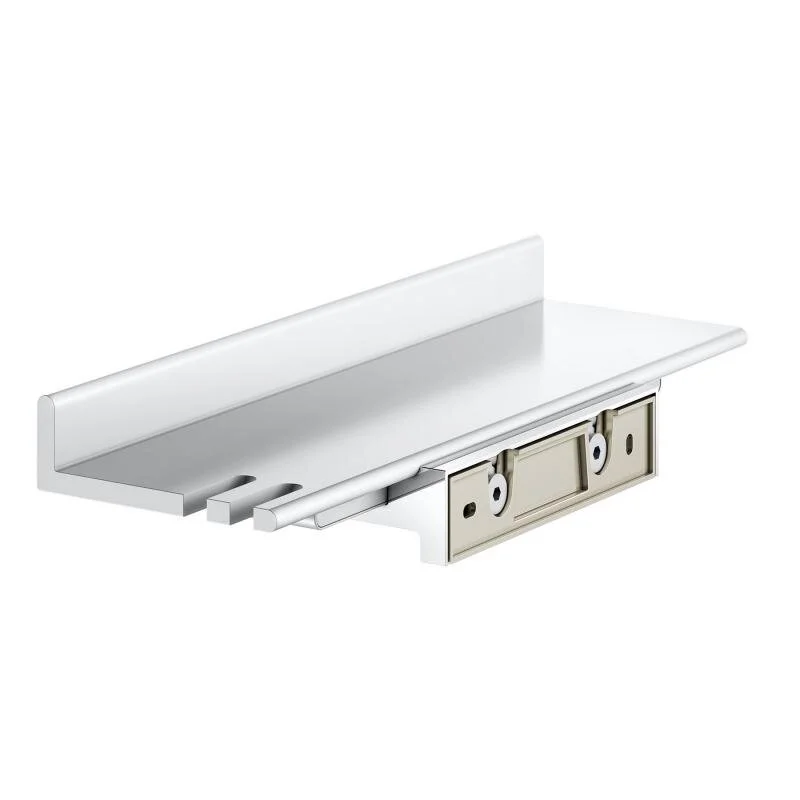 Корзинка для душа Keuco Reva 12859510000, с стеклоочистителем, цвет белый матовый - Gidratop.ru изображение