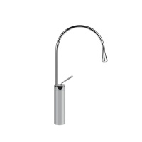 Gessi Goccia смеситель для раковины на 1 отверстие, высокий, излив 244мм R=125, цвет: хром - Gidratop.ru изображение
