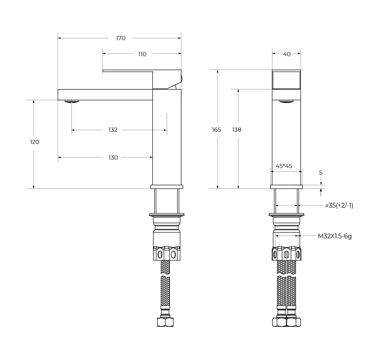 SLIDER-LS-01-W0 Смеситель для раковины однорычажный без донного клапана, хром - Gidratop.ru изображение