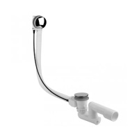 Gessi  колонна сливная для ванны полиэтиленовая. Длина кабеля управления 57,5 см, цвет: хром - Gidratop.ru изображение