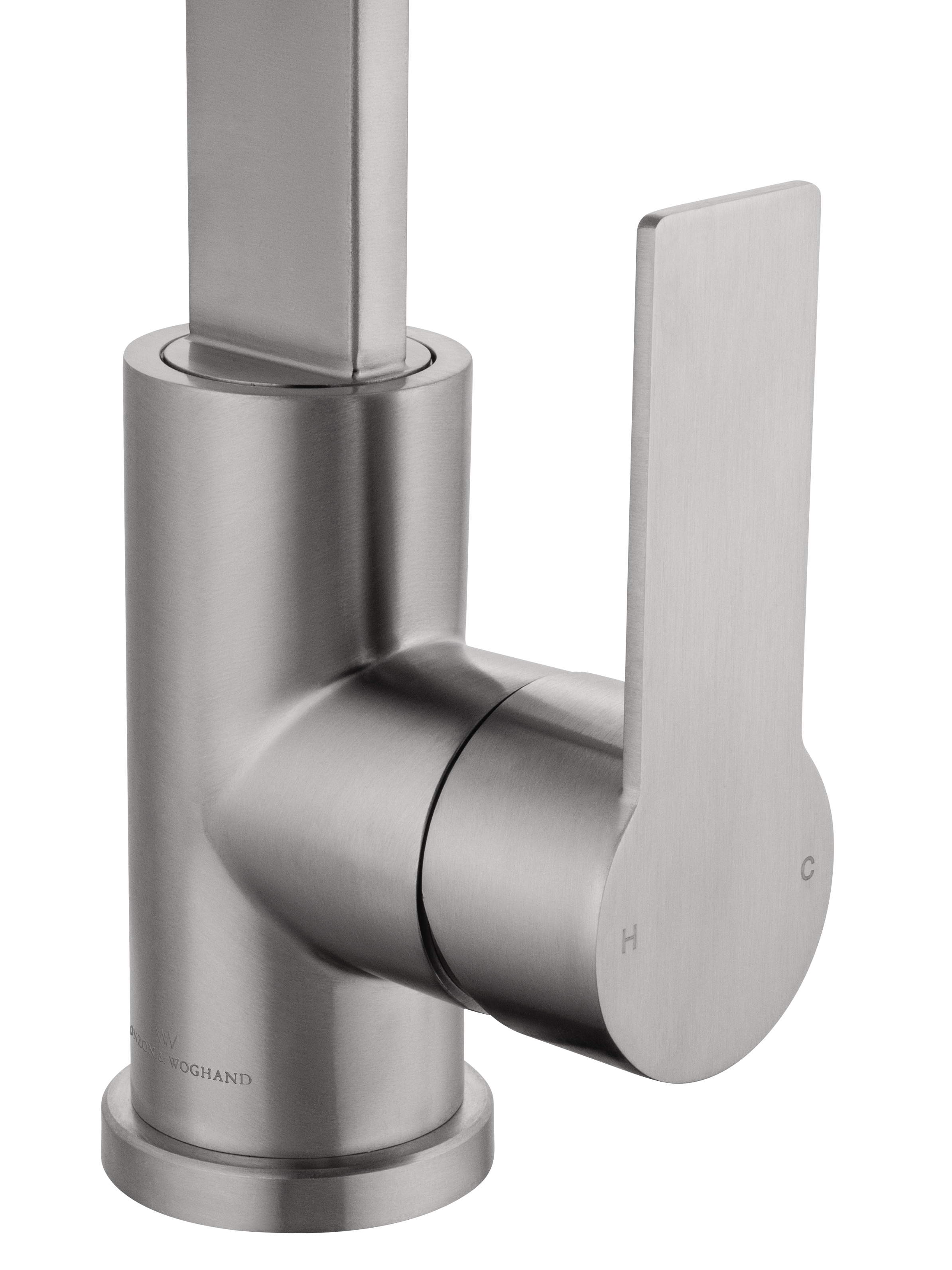 Смеситель для кухни WONZON & WOGHAND,  Брашированный никель (WW-AE4550-BS) - Gidratop.ru изображение