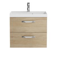 AURORA База под раковину подвесная с двумя выкатными ящиками, Rovere Nebrasca Nature, 700x450x500, AURORA-700-2C-SO-RNN - Gidratop.ru изображение