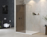 душевая перегородка CEZARES LIBERTA-L-1-100-120-BR-Cr - Gidratop.ru изображение