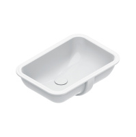 Catalano Italy Раковина 55*38см встраиваемая под столешницу с переливом, цвет белый глянцевый