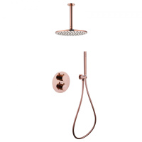 Душевая система ABBER Wasser Kreis AF8121RG скрытого монтажа без излива, розовое золото - Gidratop.ru изображение