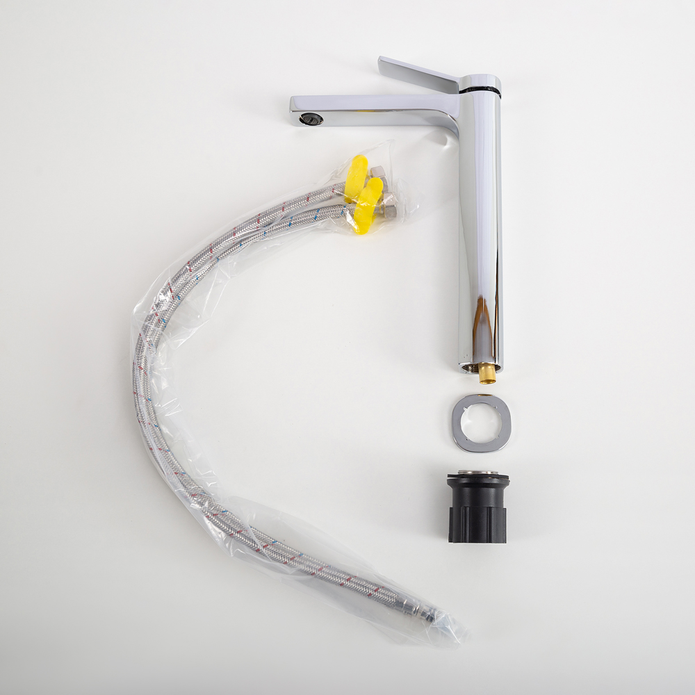 ALBANO Смеситель для накладной раковины без донного клапана, хром ALBANO-LMC-CRM-W0 - Gidratop.ru изображение