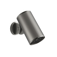 GESSI 316 RIGATO верхний душ Oslash;79 мм., с настенным креплением, тропический ливень, цвет Steel Brushed - Gidratop.ru изображение