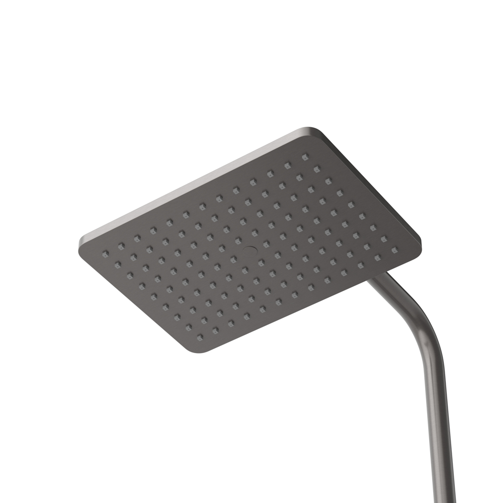 SLIDER-CD-GM Душевая стойка со смесителем, оружейная сталь - Gidratop.ru изображение