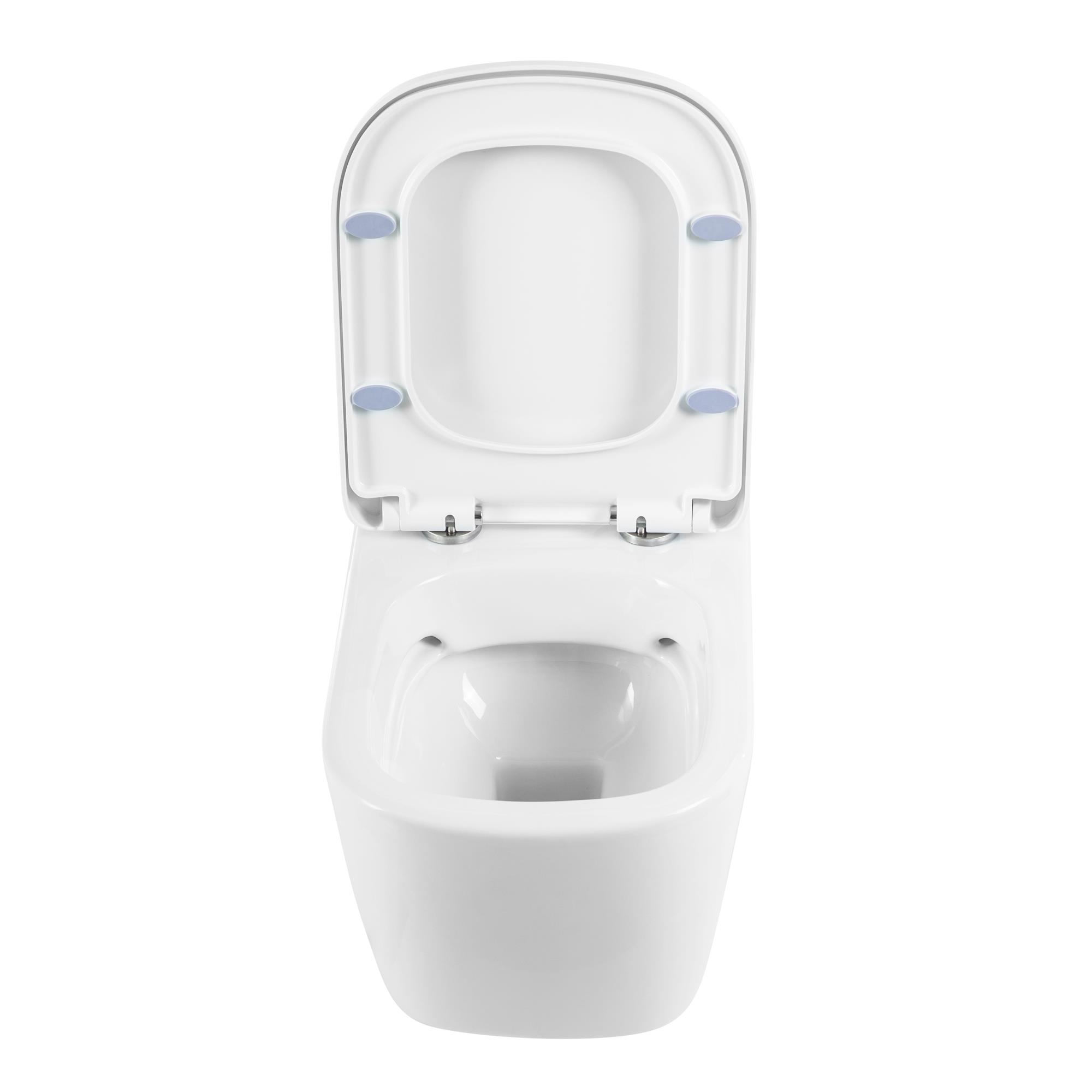 Унитаз подвесной безободковый BelBagno ALBANO BB120CHR/BB120SC - Gidratop.ru изображение