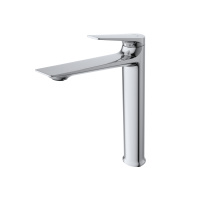 LINER-LC-01-W0 Смеситель для накладной раковины однорычажный, без донного клапана, исполнение хром - Gidratop.ru изображение