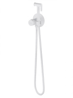 Смеситель с гигиеническим душем и термостатом встраиваемый WONZON & WOGHAND, Белый матовый (WW-88829909-MW) - Gidratop.ru изображение