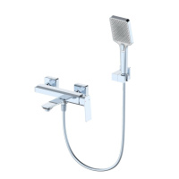 Смеситель для ванны с душем WONZON & WOGHAND DIAMOND, Хром (WW-88639011-CR) - Gidratop.ru изображение