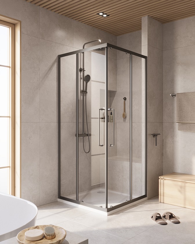 Душевой уголок CEZARES RELAX-304-A-2-100-C-GM - Gidratop.ru изображение