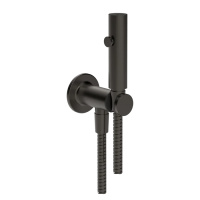GESSI INCISO гигиенический душ на 1/2, цвет: brushed black metal pvd