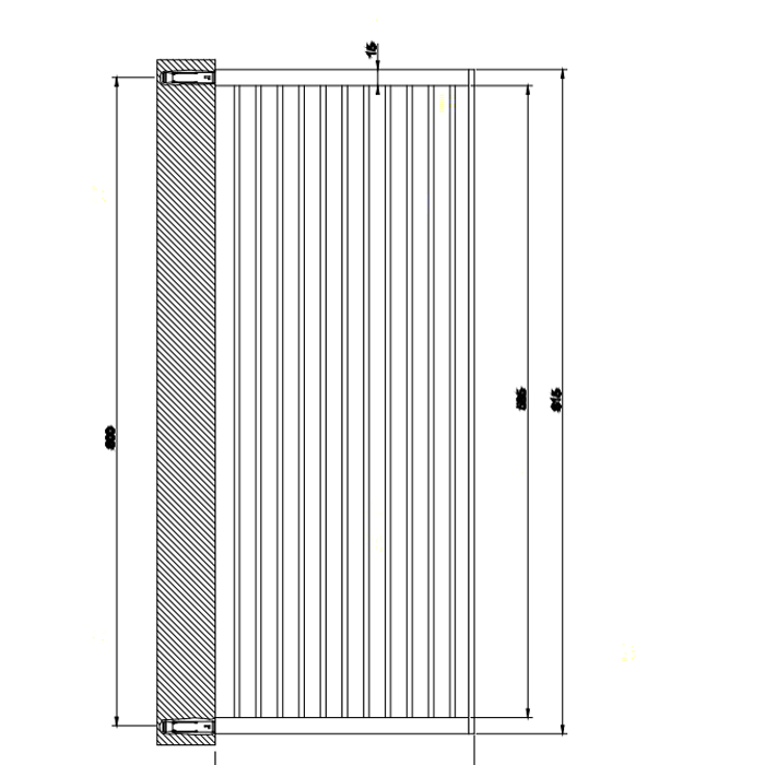 Gessi Rettangolo полочка 60см широкая, цвет: хром - Gidratop.ru изображение