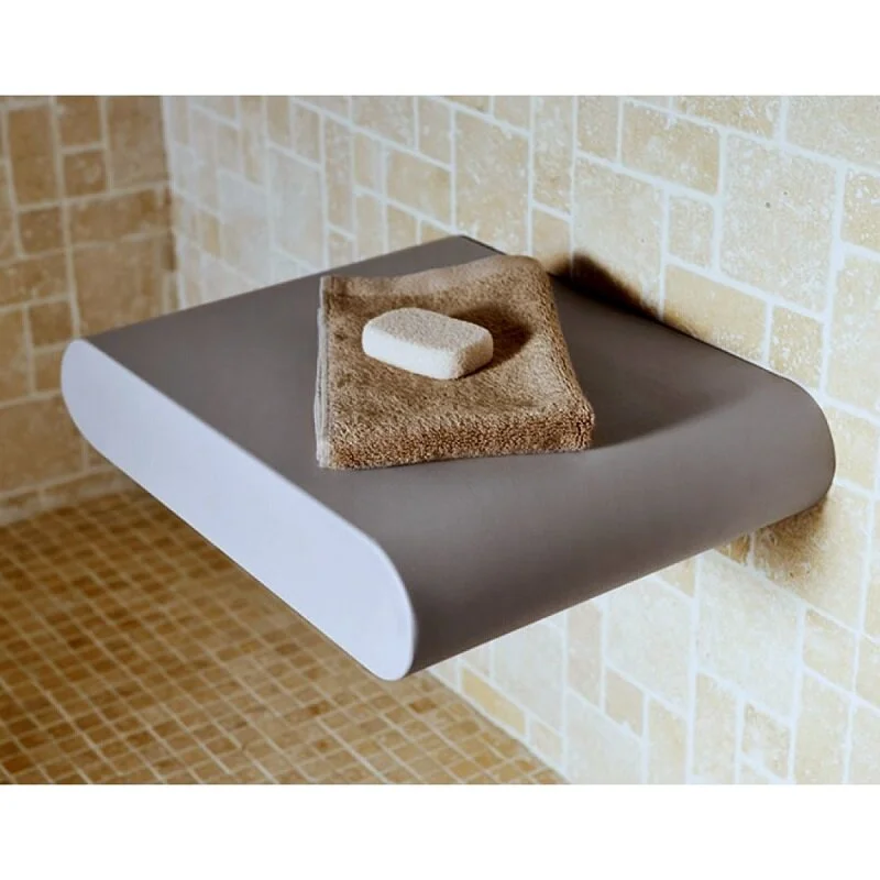 Сиденье для душа 04980000051, не откидное, цвет белый матовый - Gidratop.ru изображение