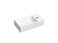 Умывальник подвесной прямоугольный (чаша слева, отверстие под смеситель справа) Element 407x217x100 - Gidratop.ru изображение