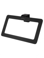 Кольцо для полотенец WONZON & WOGHAND ECLIPSE, Черный матовый (WW-V2201-MB) - Gidratop.ru изображение