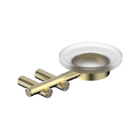 Мыльница с держателем ABBER Osten 316 AA1858BG золото брашированное - Gidratop.ru изображение