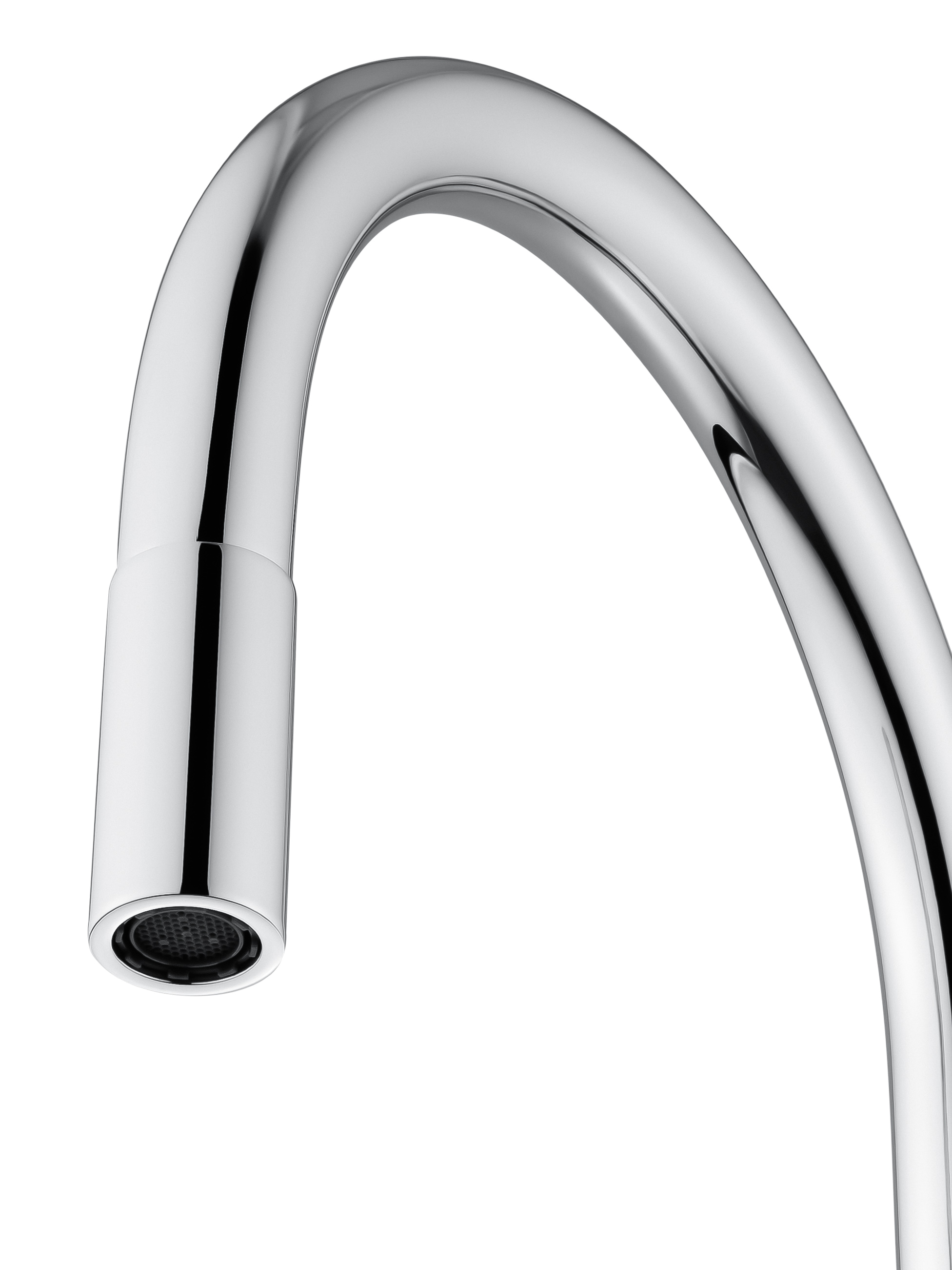 Смеситель для кухни с выдвижным изливом WONZON & WOGHAND Хром (WW-422902-CR) - Gidratop.ru изображение