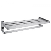 Полка для полотенец ABBER Westen AA1758 хром - Gidratop.ru изображение