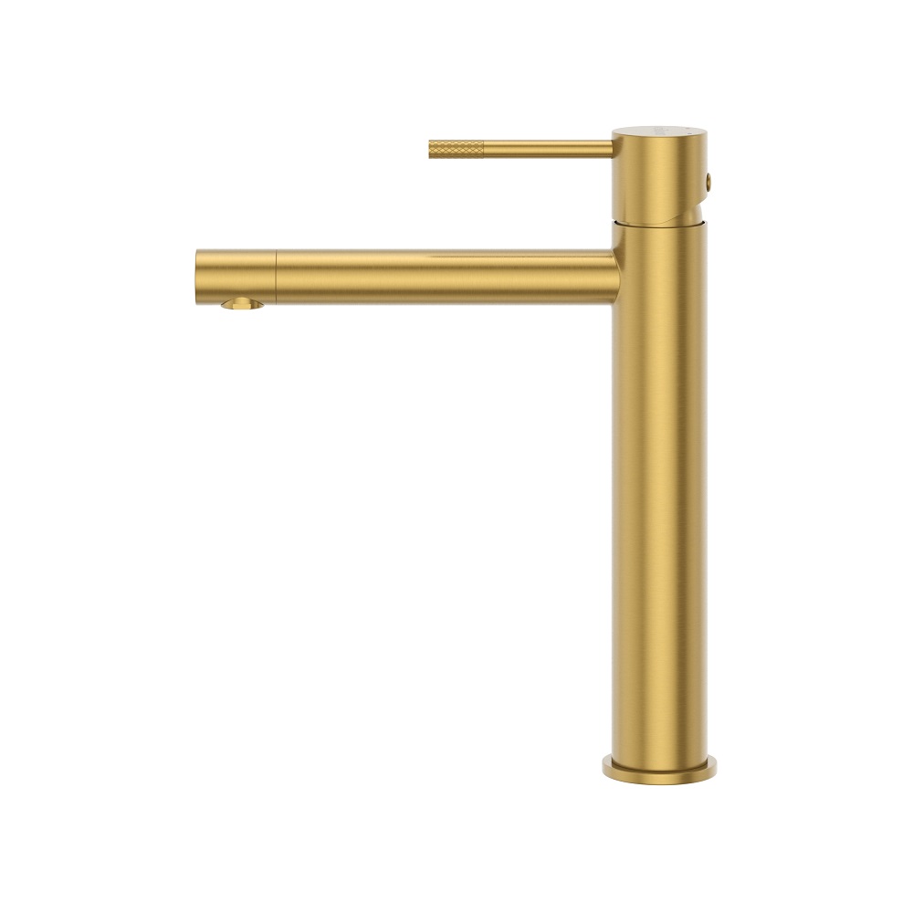 RELAX-LC2-BORO-W0 Смеситель для накладной раковины однорычажный без донного клапана, брашированное золото - Gidratop.ru изображение