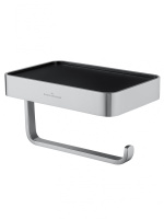 Держатель для туалетной бумаги с полкой WONZON & WOGHAND LOTTE, Хром (WW-8336) - Gidratop.ru изображение
